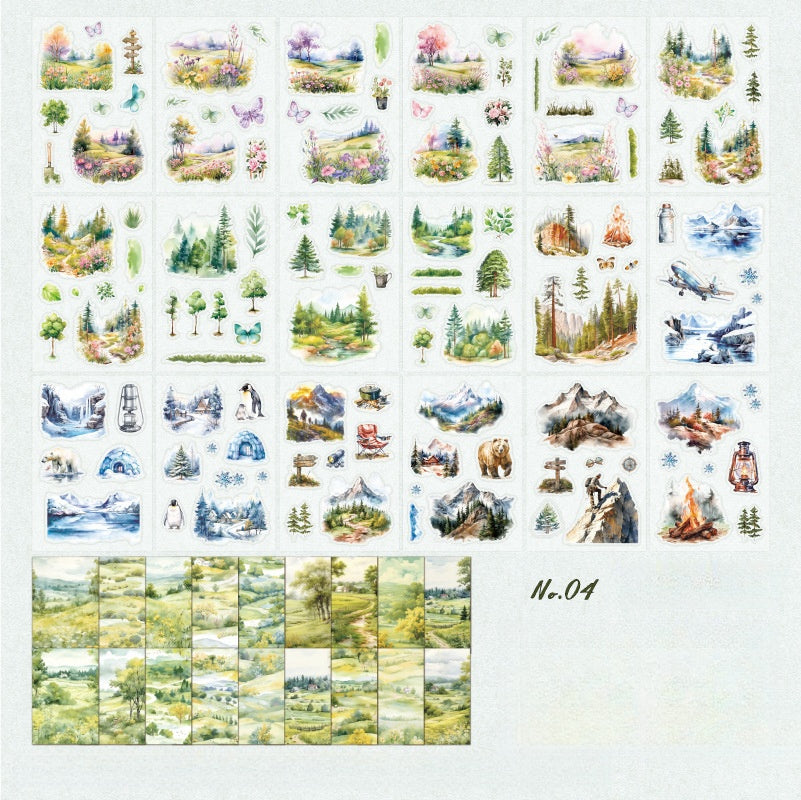 Wind Is Coming Sticker Book