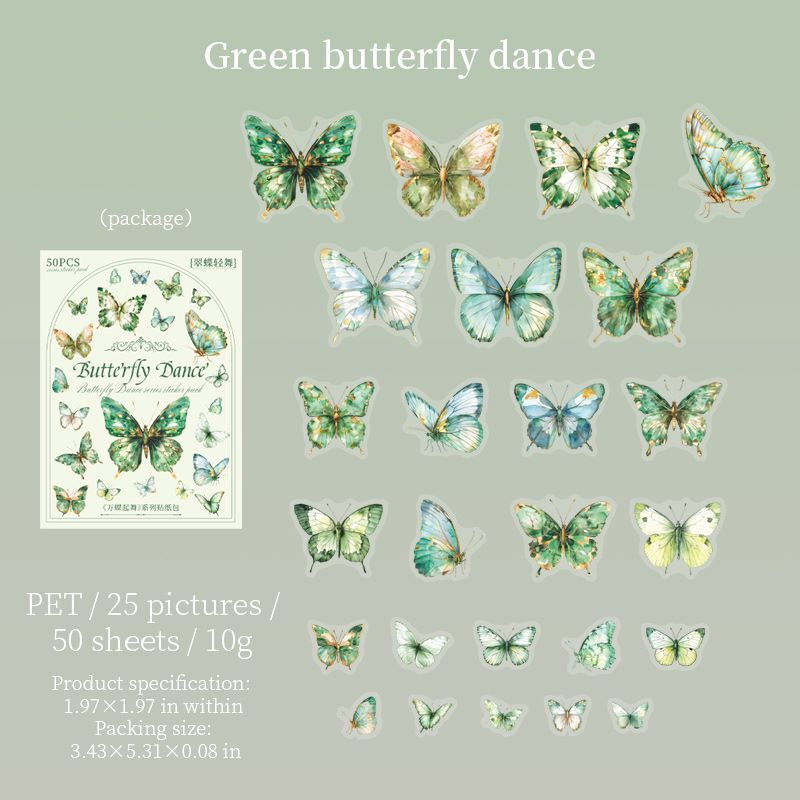 Dancing Butterflies Sticker