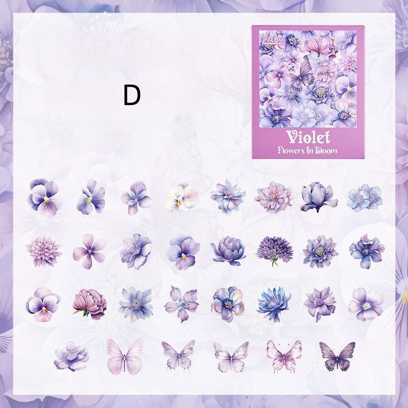 Blossom Burst Floral Sticker