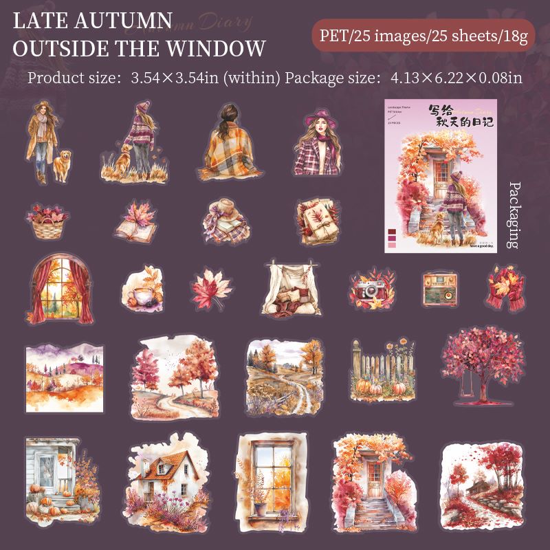 Autumn Diary Sticker