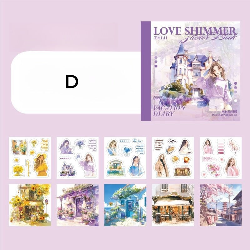 Love Shimmer Sticker Book