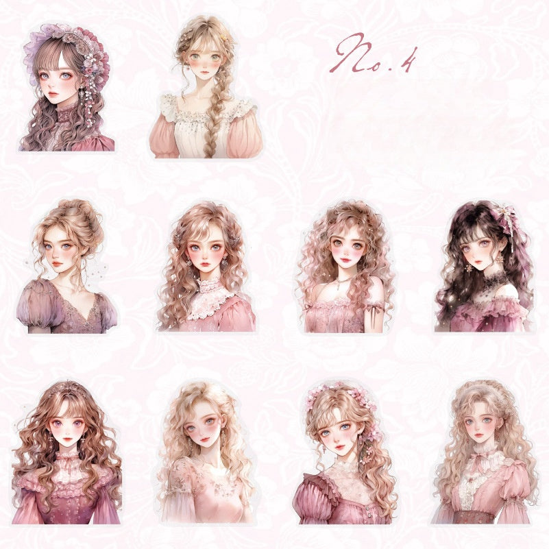 Dreamy Ballad Girl Stickers