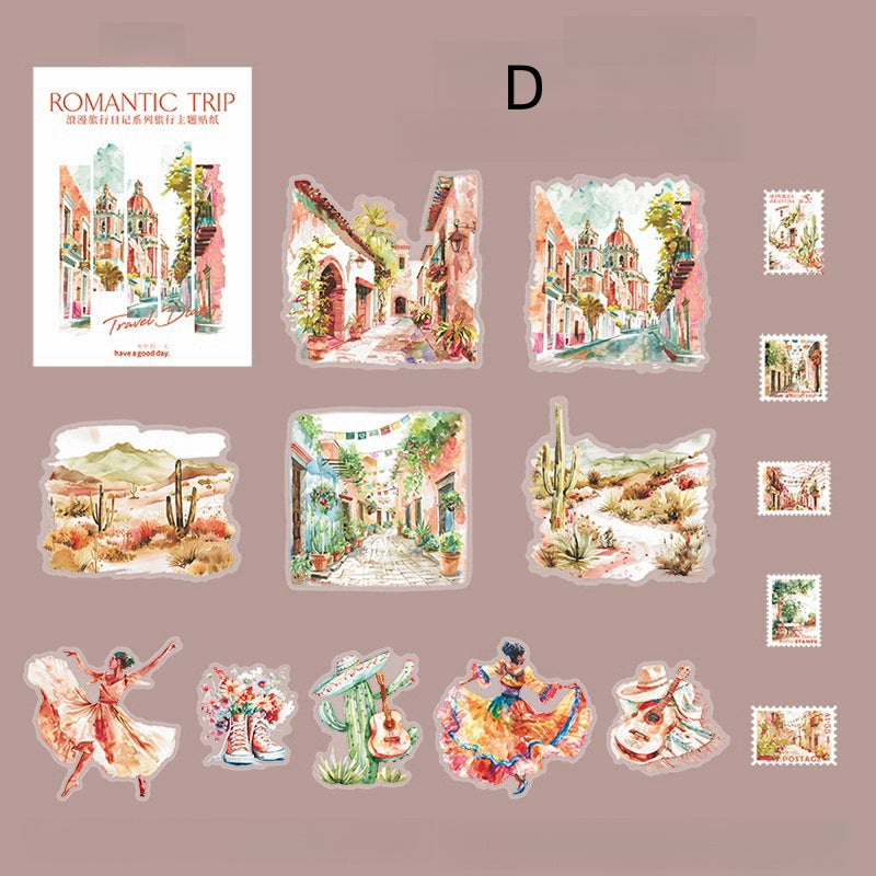 Romantic Trip Stickers