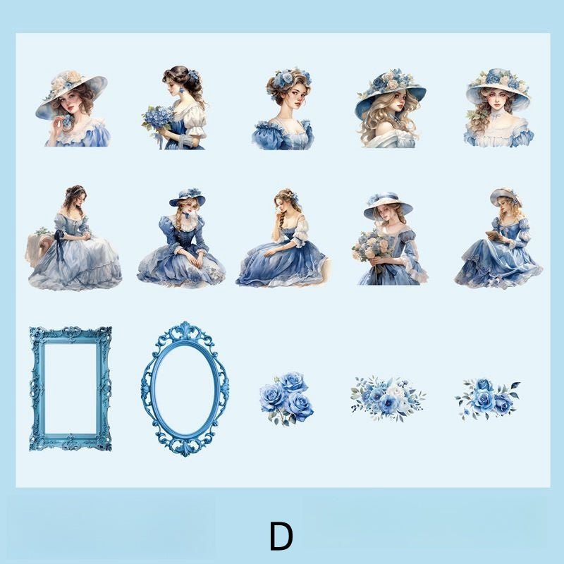 Victorian Elegant Ladies Sticker