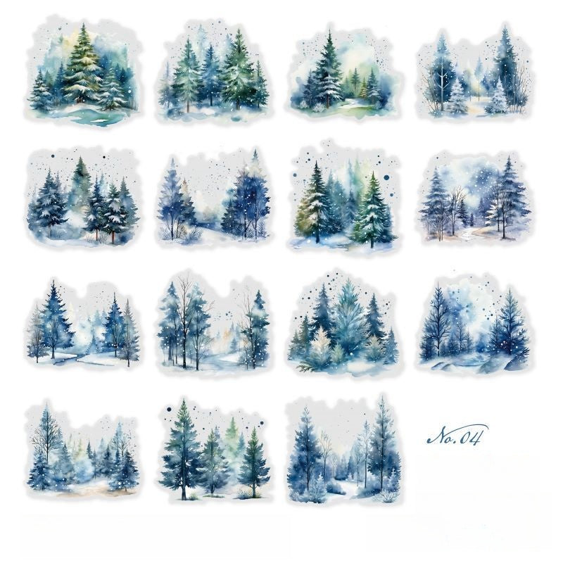 Twilight Woods Stickers