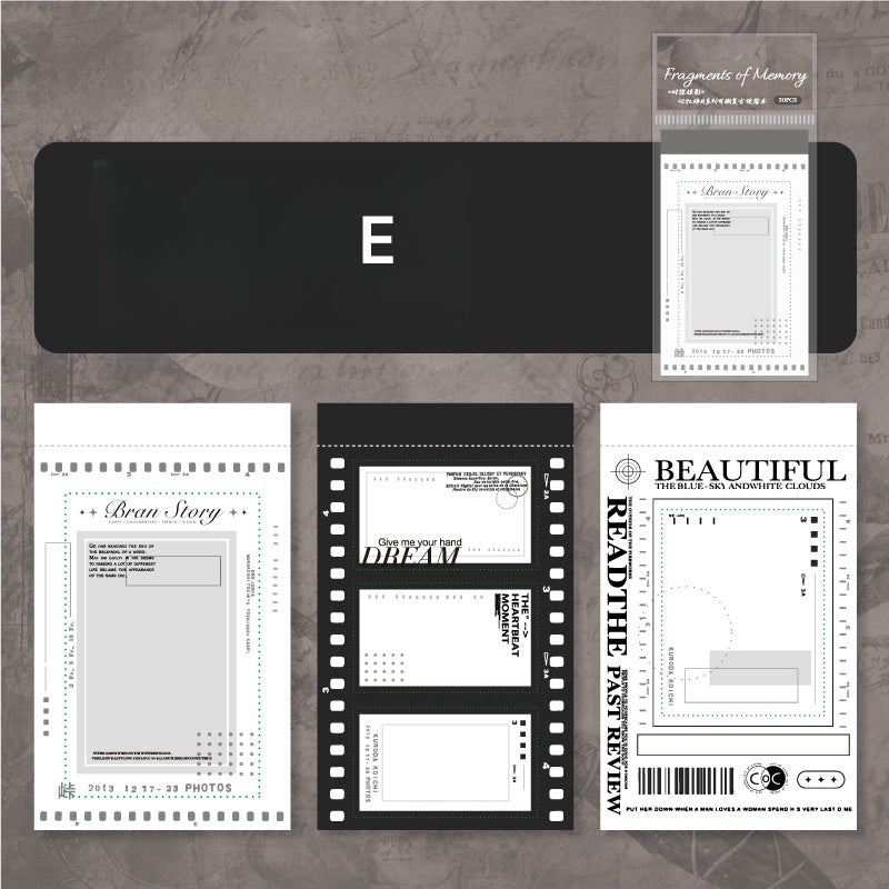 Memory Fragments Memo Pad