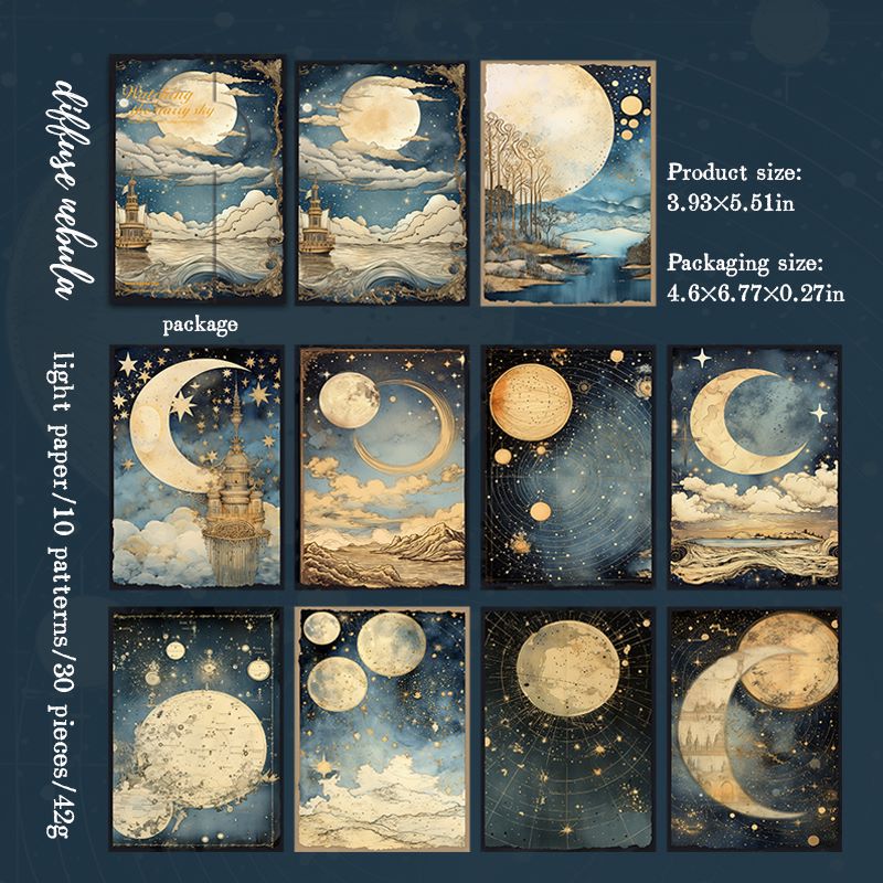 Starry Sky Background Paper