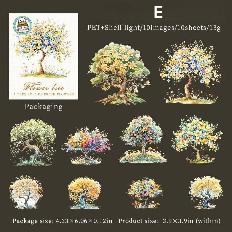 Blooming Trees Stickers