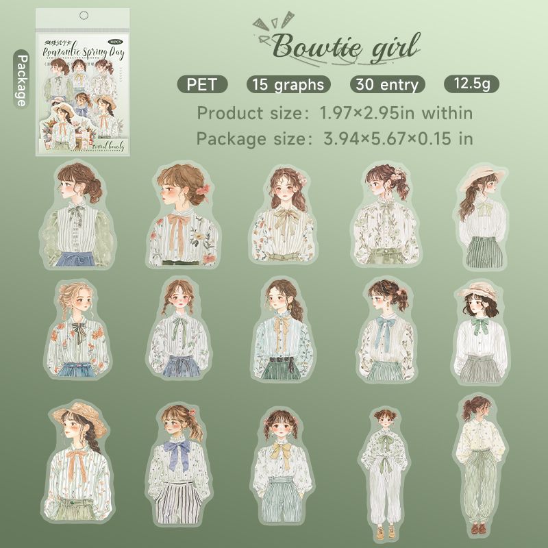 Romantic Spring Day Stickers