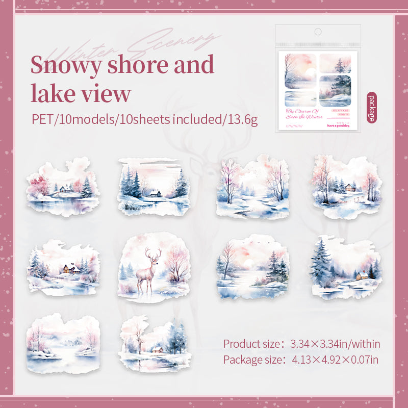 Winter Snow Melody Sticker