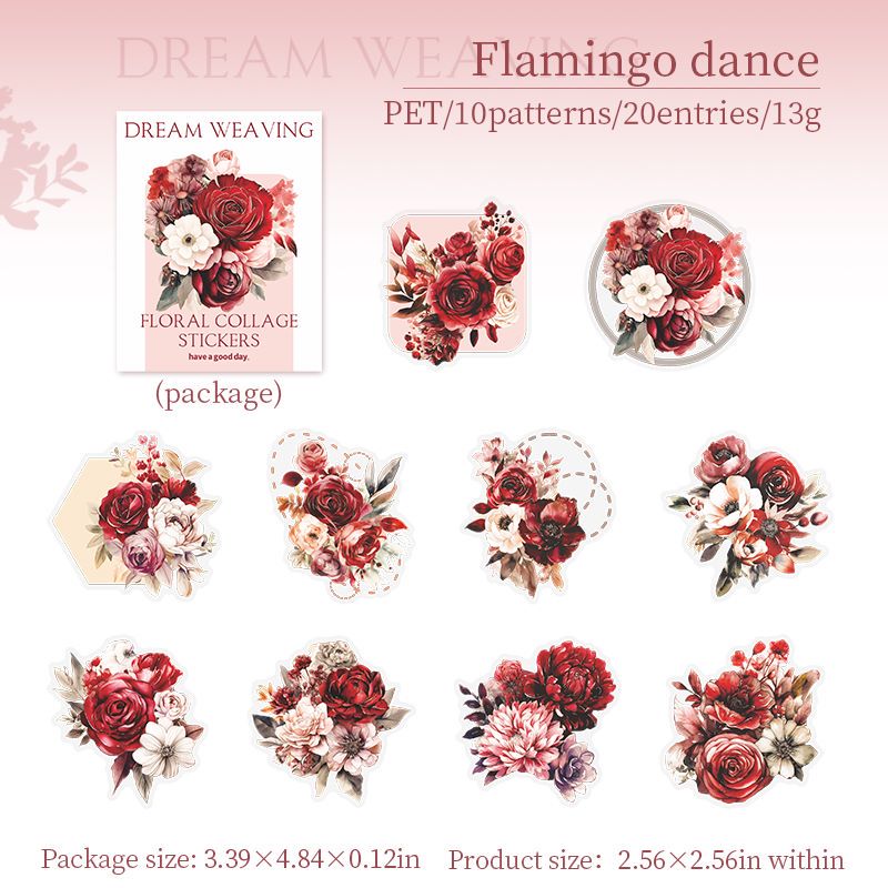 Dream Weaving Floral Stickers