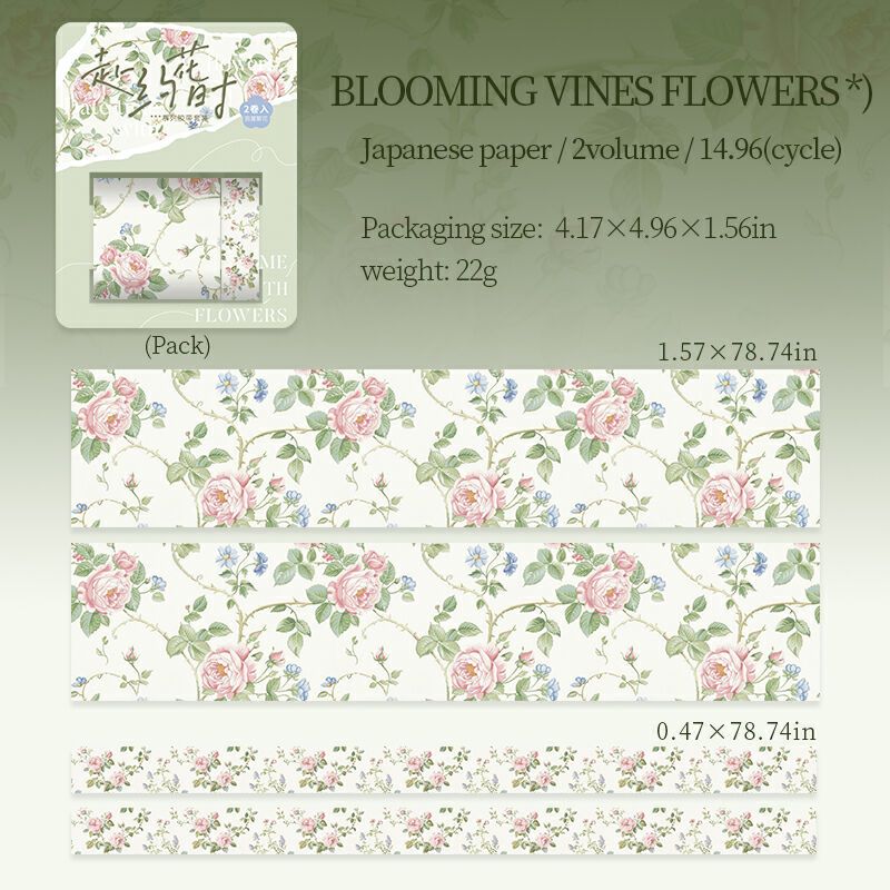 Floral Rendezvous Washi Tape