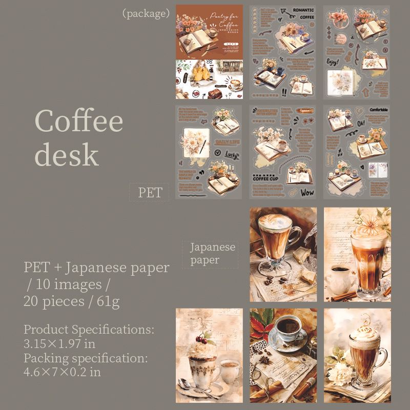 Coffee Meets Bookstore Sticker Book