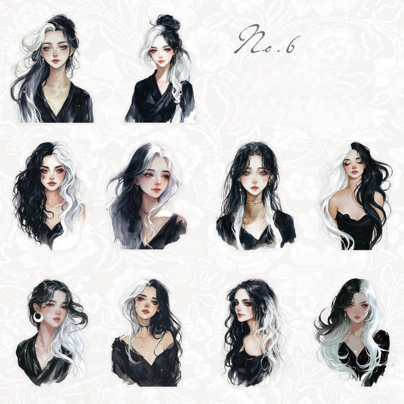 Dreamy Ballad Girl Stickers