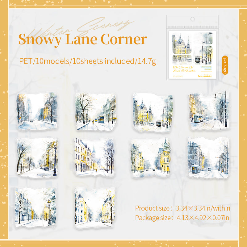 Winter Snow Melody Sticker