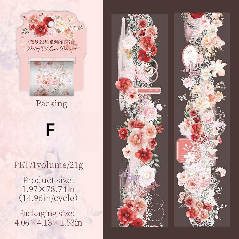 Dreamy Blossom PET Tape