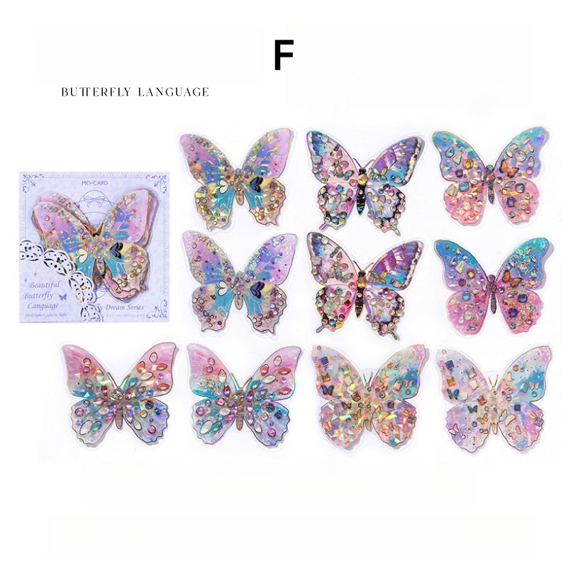 Gem Butterfly Sticker