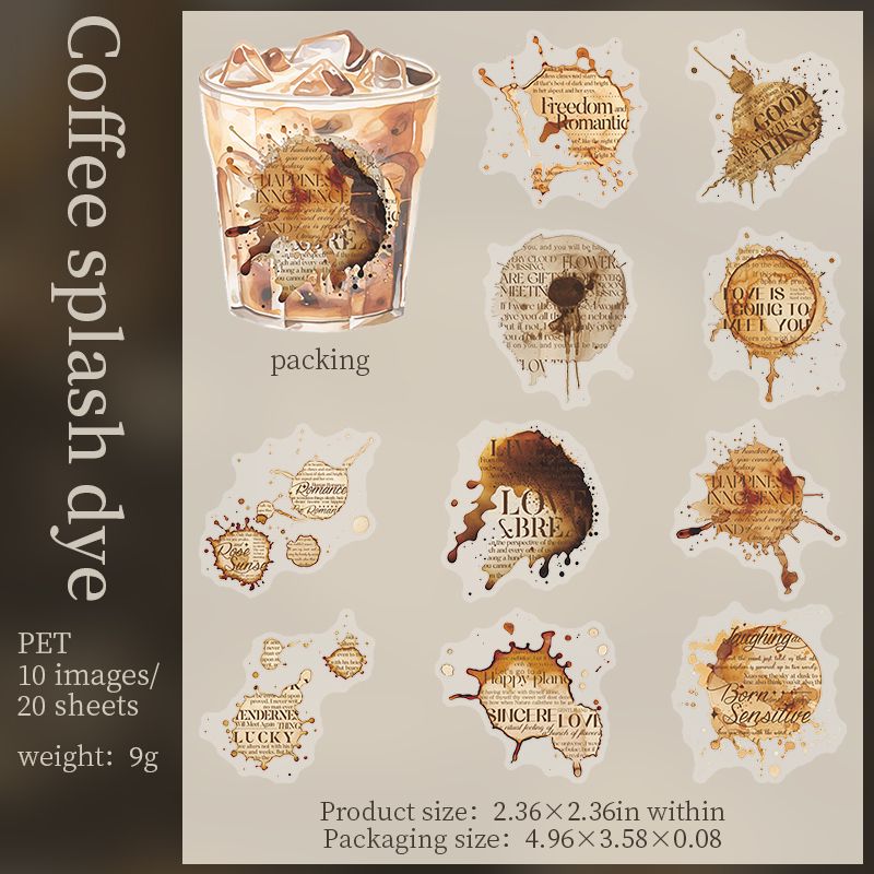 Coffee Stains Sticker