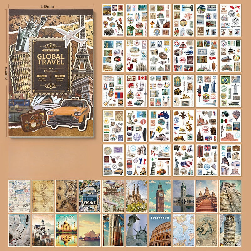 Global Travel Sticker Book