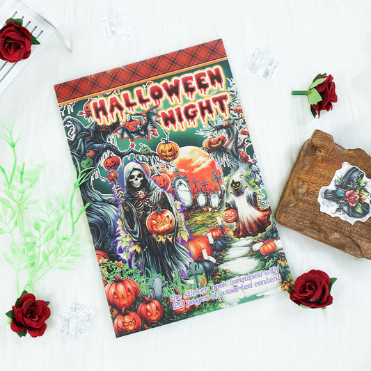 Halloween Night Sticker Book