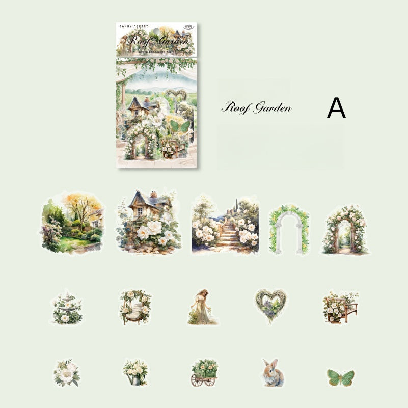 Garden Landscape Sticker