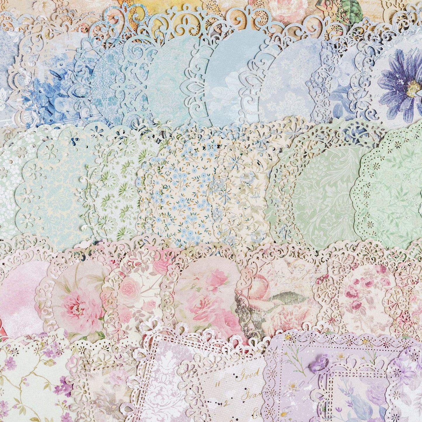 Floral Hollow-Out Lace Paper