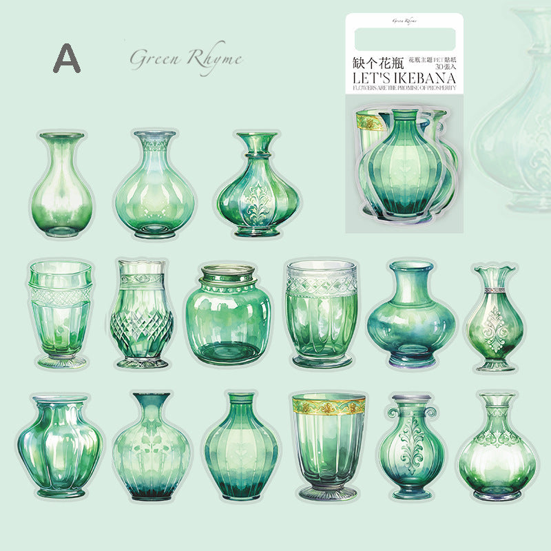 Vase theme stickers