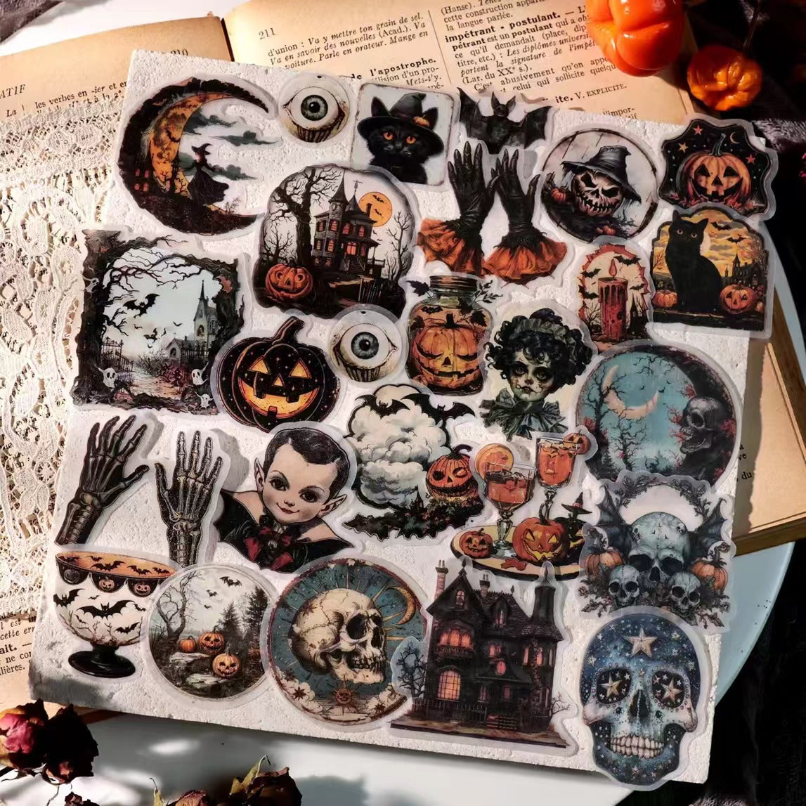 Halloween Adventure Vellum Stickers