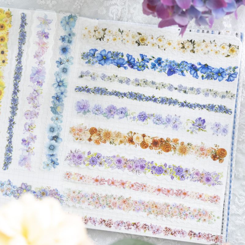 Bloom Floral Lace Stickers