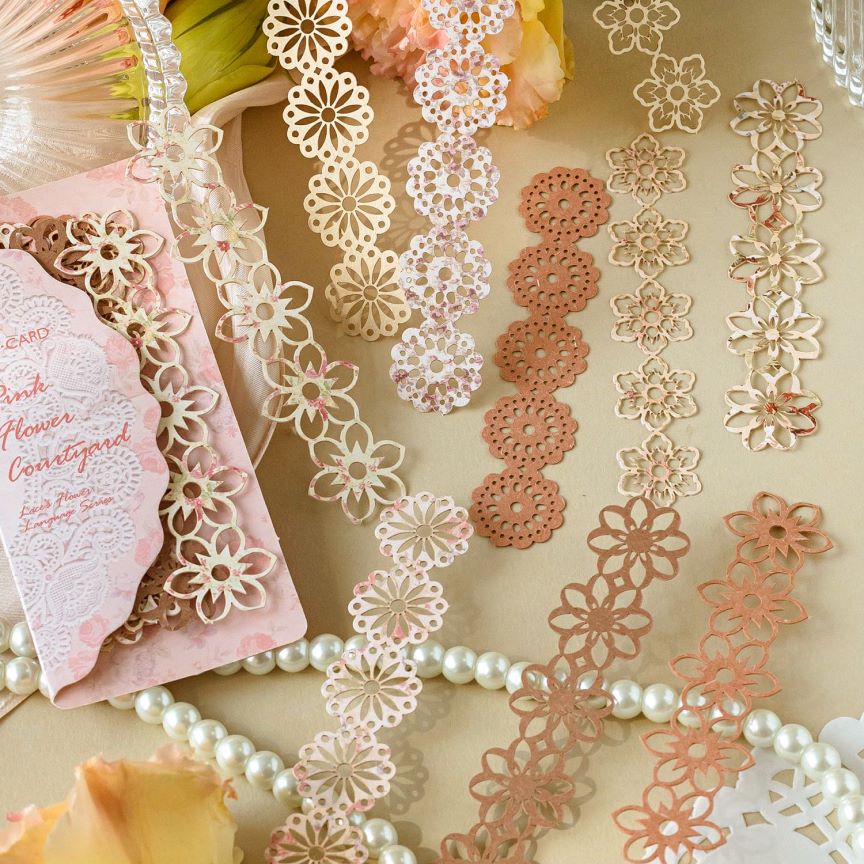 Retro Hollow Long Lace Paper