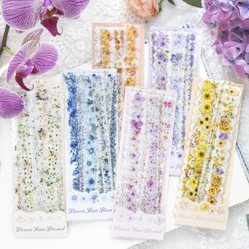 Bloom Floral Lace Stickers