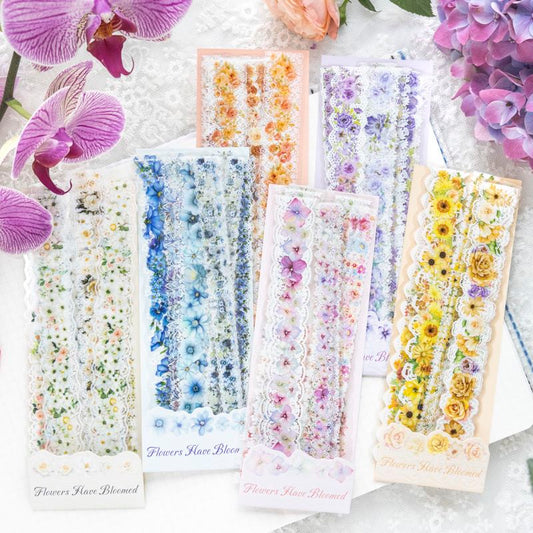 Bloom Floral Lace Stickers