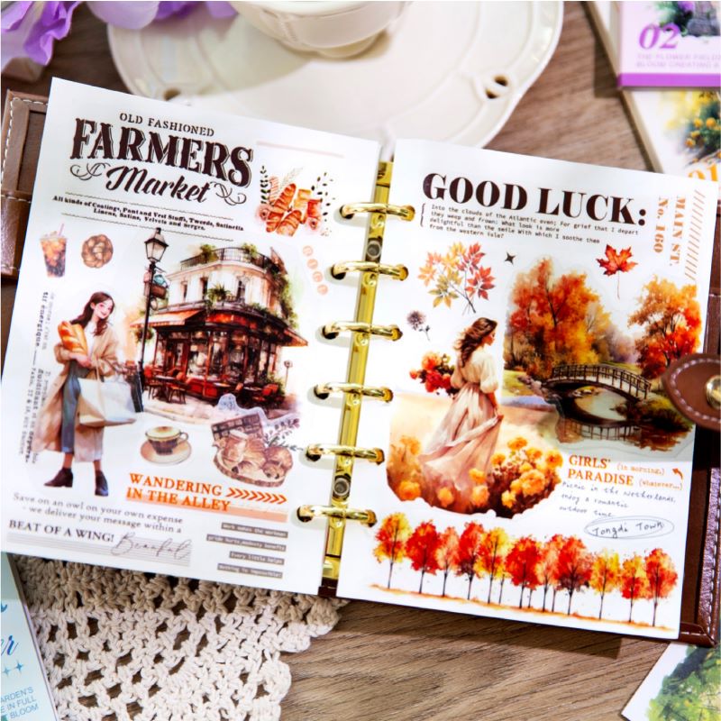 Dreamy Flower Field Sticker Book