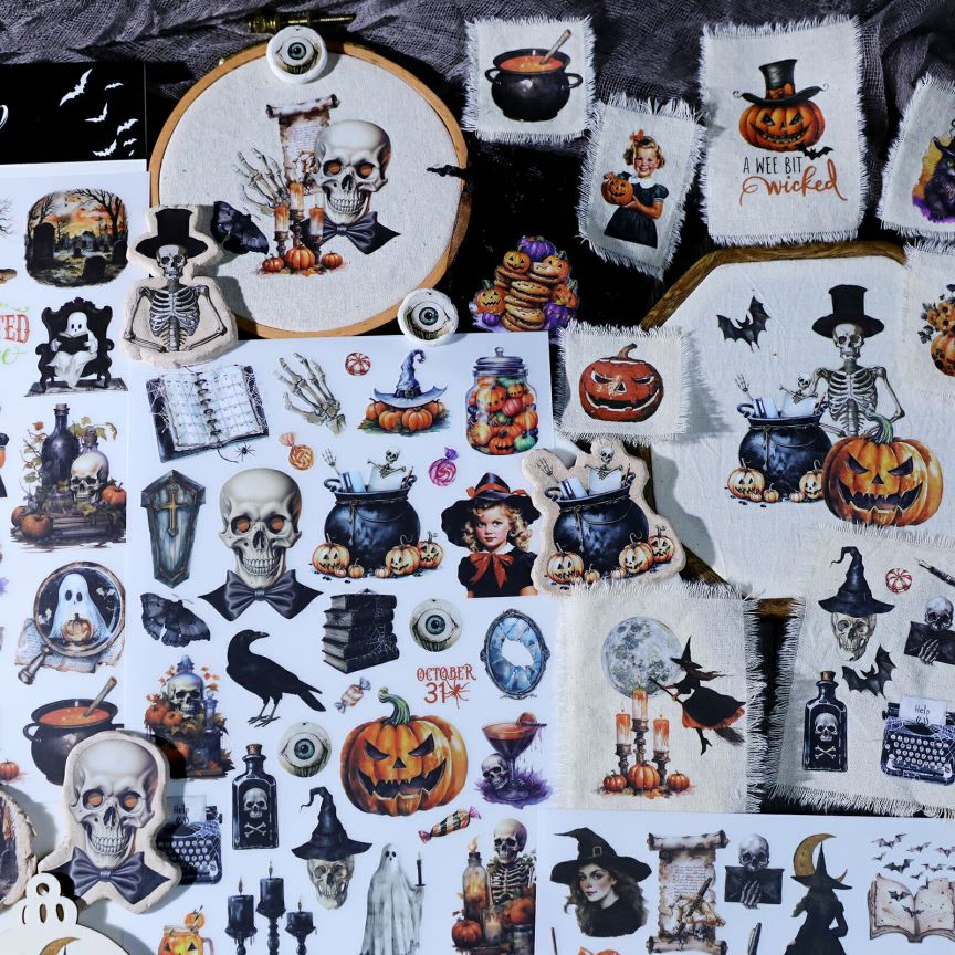 Halloween Rub-on stickers