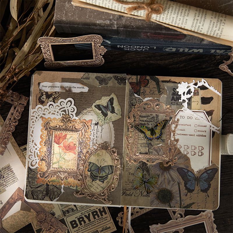 Vintage Memory Frame  Paper