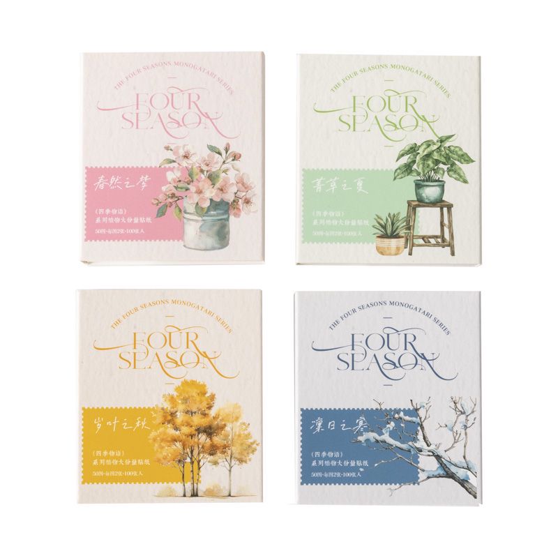 Four Seasons Monogatari Stickers 100pcs