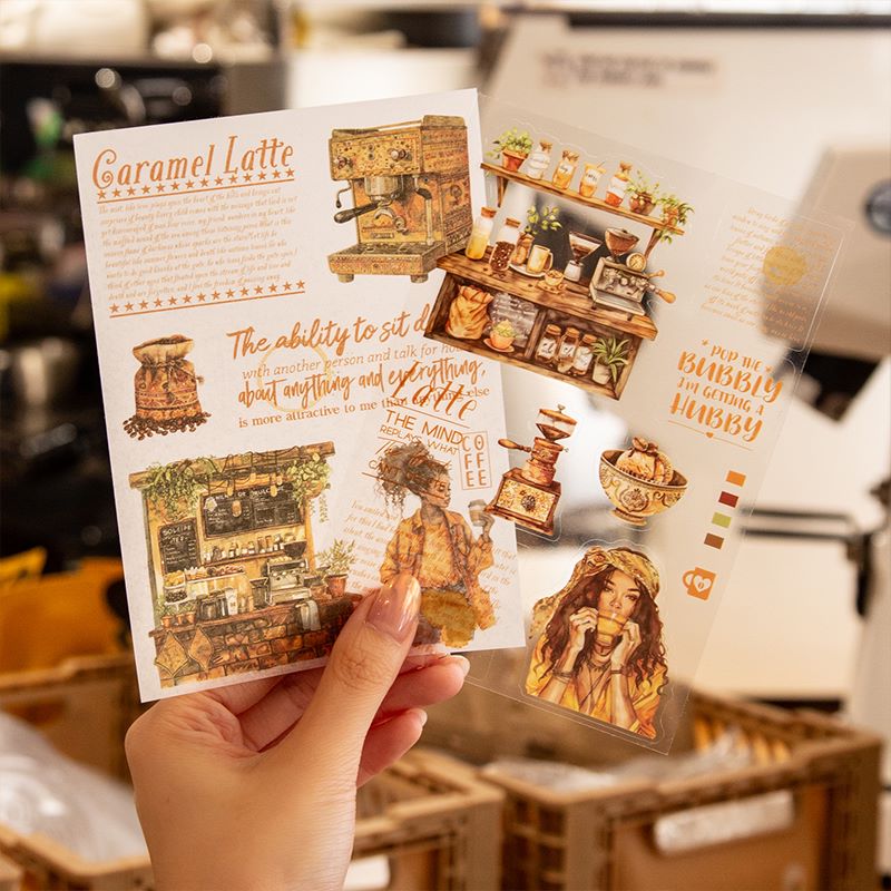 Coffee Weekly Sticker Book