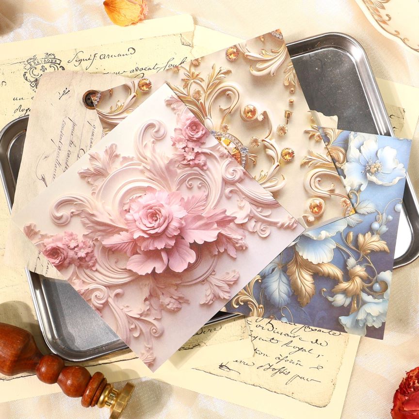 Elegant Baroque Scrapbook Paper