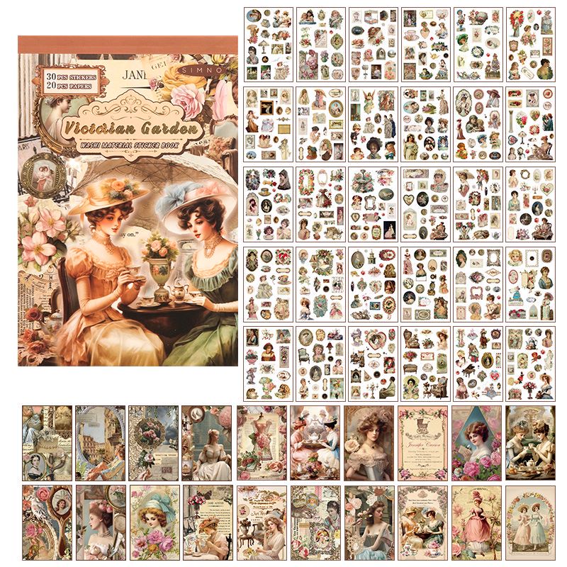 Victorian Garden Sticker Book