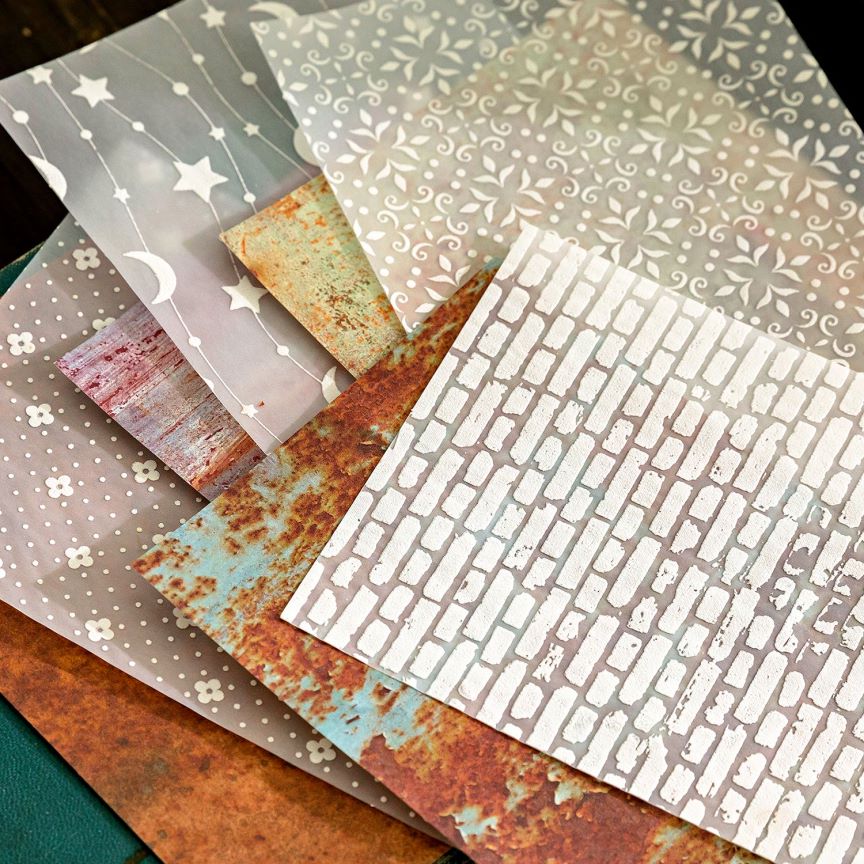 Embossed Texture Material Paper
