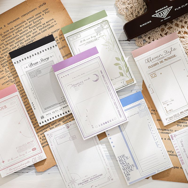 Memory Fragments Memo Pad