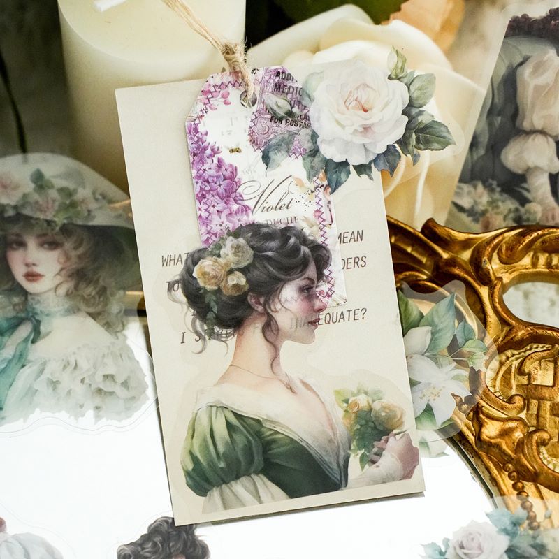 Victorian Elegant Ladies Sticker