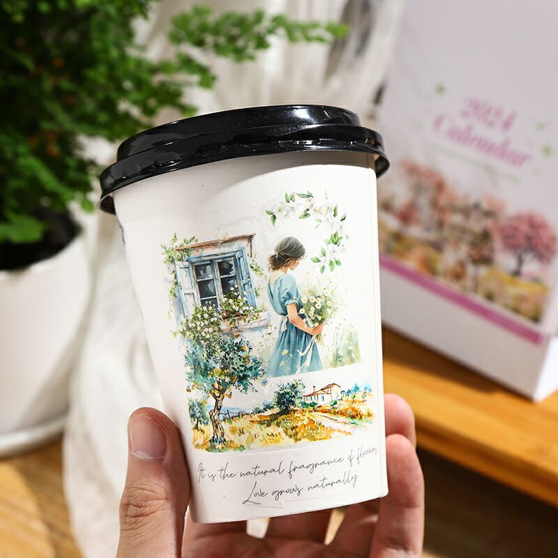 Monet and the Garden Rub-on Sticker