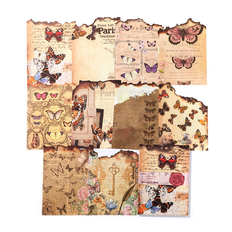 Burning Page Series Scrapbook Papers