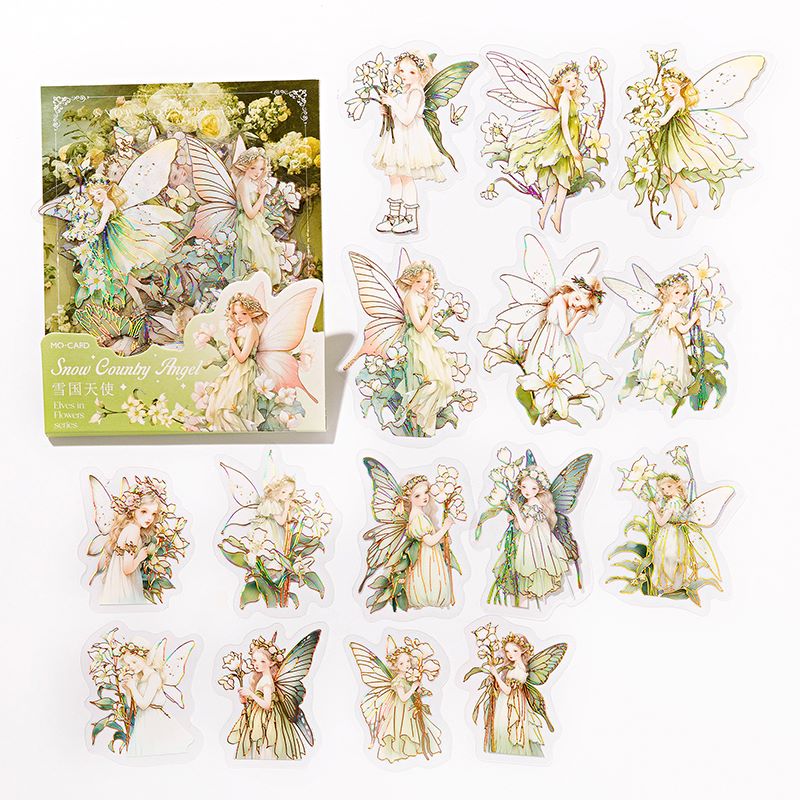 Elves In Flowers Stickers