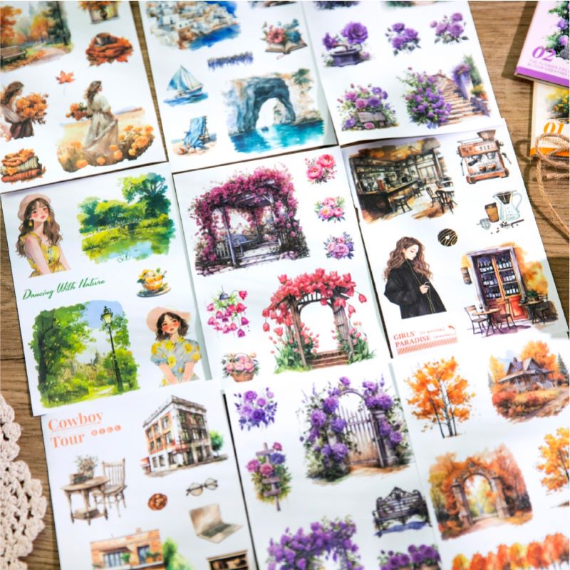 Dreamy Flower Field Sticker Book