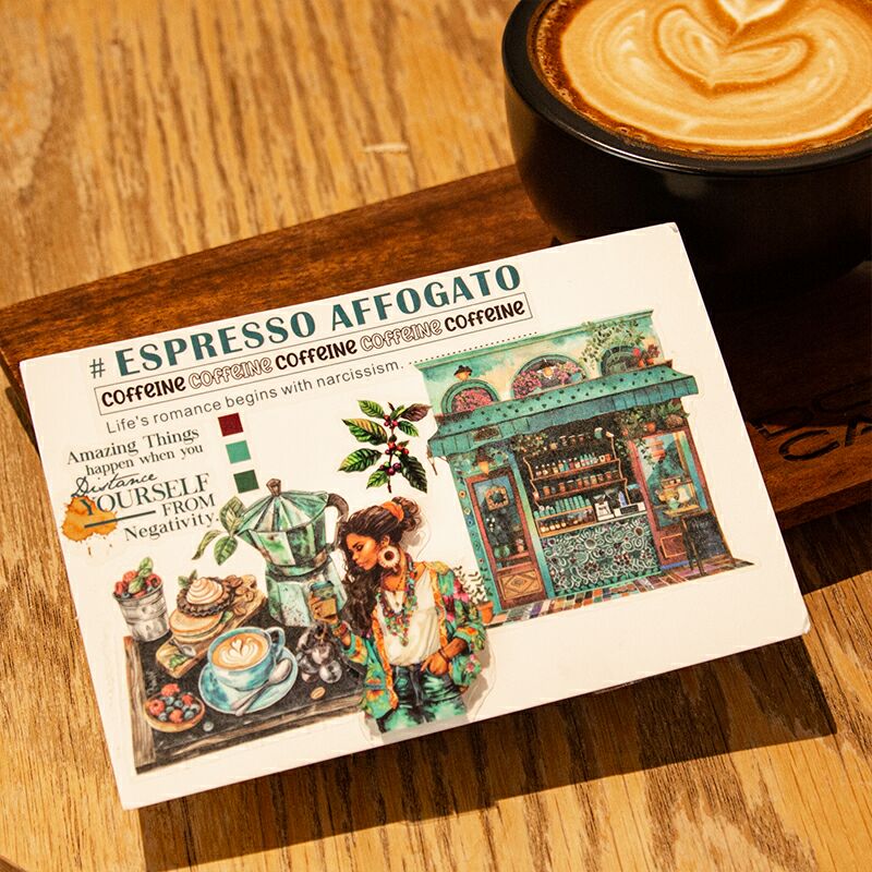 Coffee Weekly Sticker Book