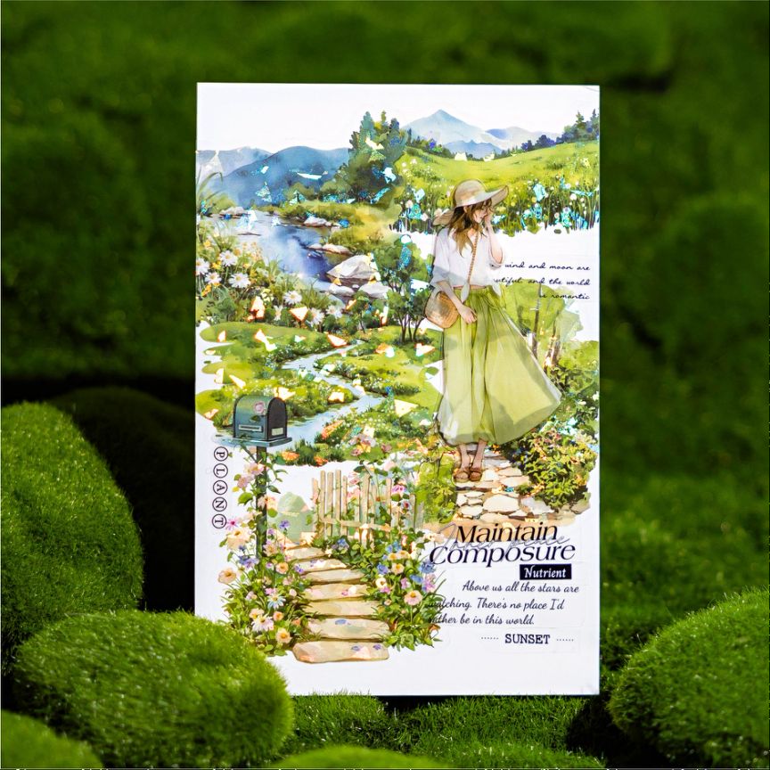 Green Garden Stickers