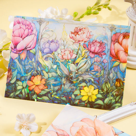 Floral Background Stickers