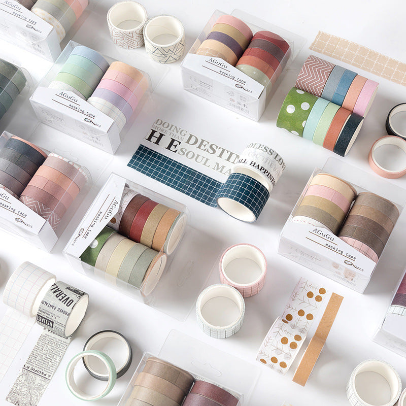 10 Rolls Washi Tape Set